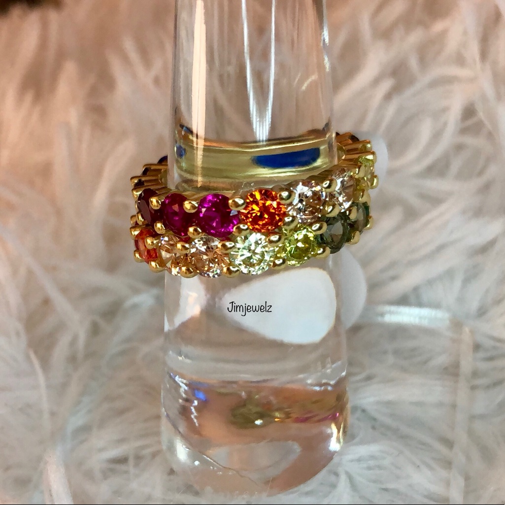 Rainbow Band Style Ring